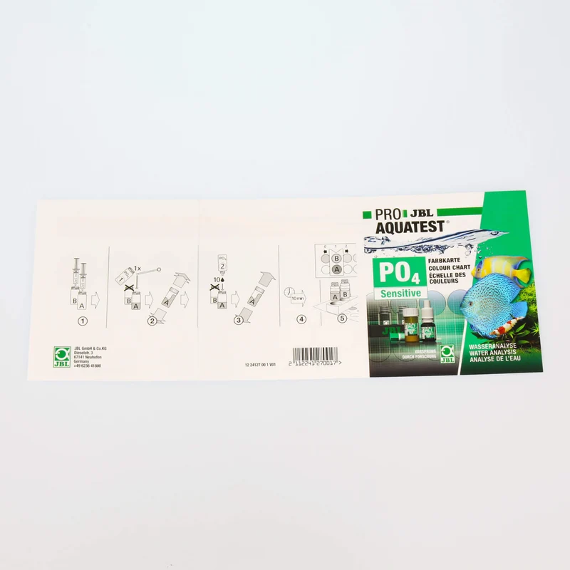 JBL Test PO4 Fosfato Sensitive Proaqua Refill – Test de Fosfatos para Acuarios y Estanques (Refill)