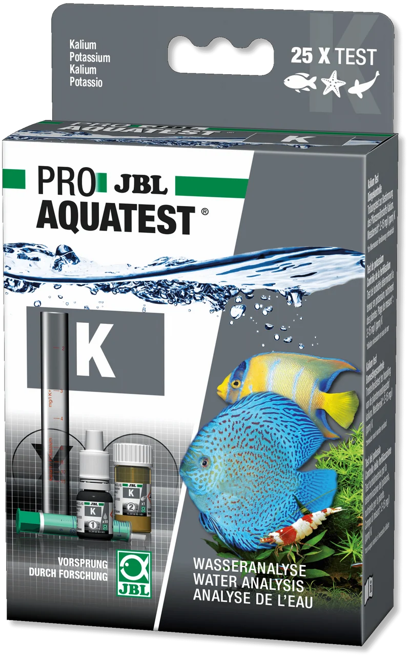 Test de Potasio JBL ProAqua: Medición Rápida para Acuarios de Agua Dulce