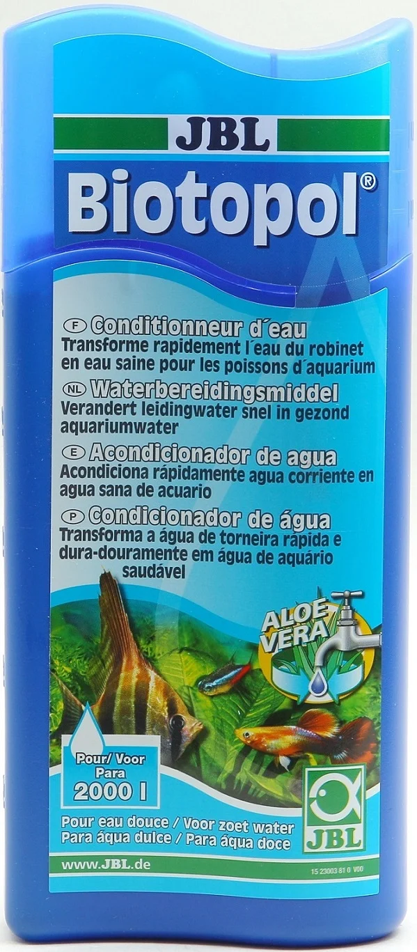 JBL Biotopol | Acondicionador para Agua Dulce en Acuarios
