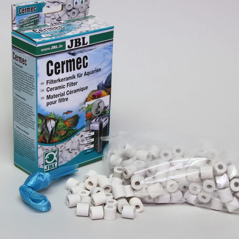 JBL Cermec 750 g (1 L) | Tubitos cerámicos filtrantes para acuarios de agua dulce y salada
