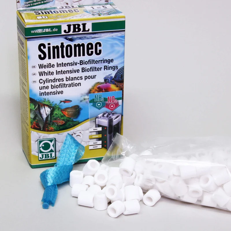 JBL Sintomec Anillos biofiltros | Canutillos biológicos de vidrio sinterizado para acuarios