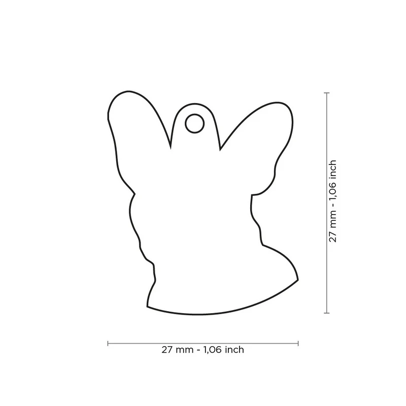 Placa Identificativa MyFamily French Bulldog