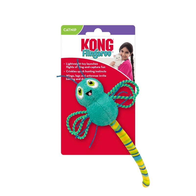 KONG Cat Flingaroo Dragonfly Assorted