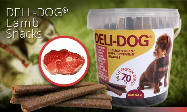 🦴 DELI-DOG SNACKS 800 g | Barritas naturales para perros | Varios sabores