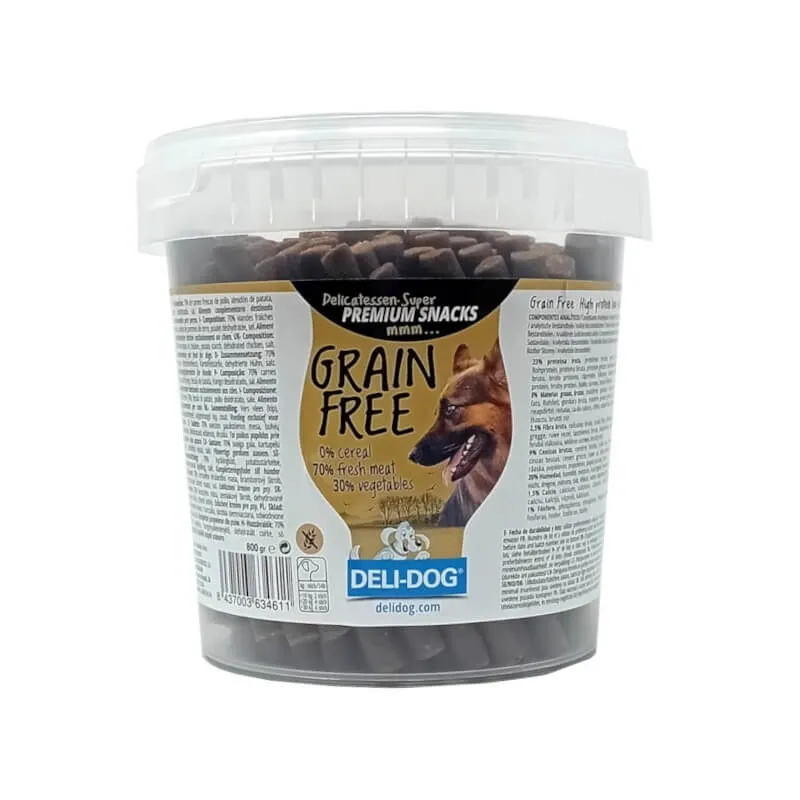 🦴 DELI-DOG SNACKS 800 g | Barritas naturales para perros | Varios sabores
