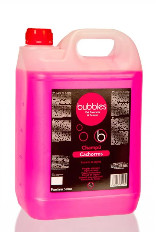 Champú para Cachorros con Jojoba de BUBBLES | Cuidado Natural para la Piel y Pelaje de tu Perro