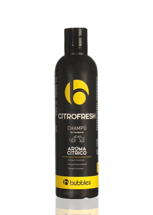 Champú Repelente Citrofresh para Perros y Gatos | BUBBLES – Protección Natural contra Insectos