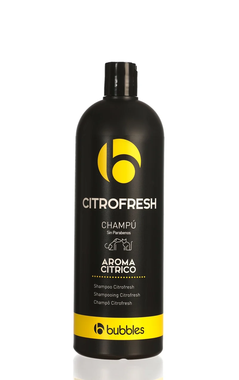 Champú Repelente Citrofresh para Perros y Gatos | BUBBLES – Protección Natural contra Insectos