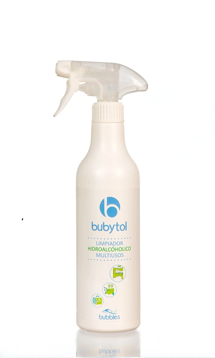 Limpiador Hidroalcohólico Multiusos BUBBLES Bubytol 500 ml | Limpieza Profunda y Aroma Agradable