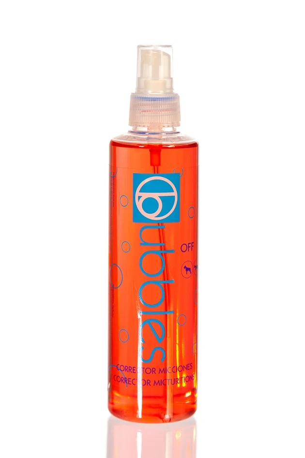 BUBBLES Corrector de Micciones OFF 250 ml para Perros | Repele y Previene el Marcar Territorio