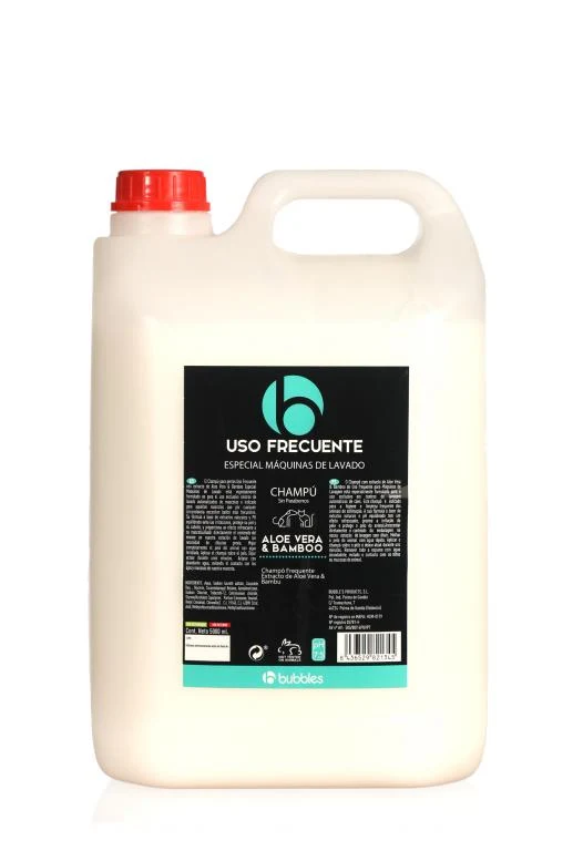 BUBBLES Champú Uso Frecuente Aloe & Bambú para Perros | Cuidado Natural y Refrescante