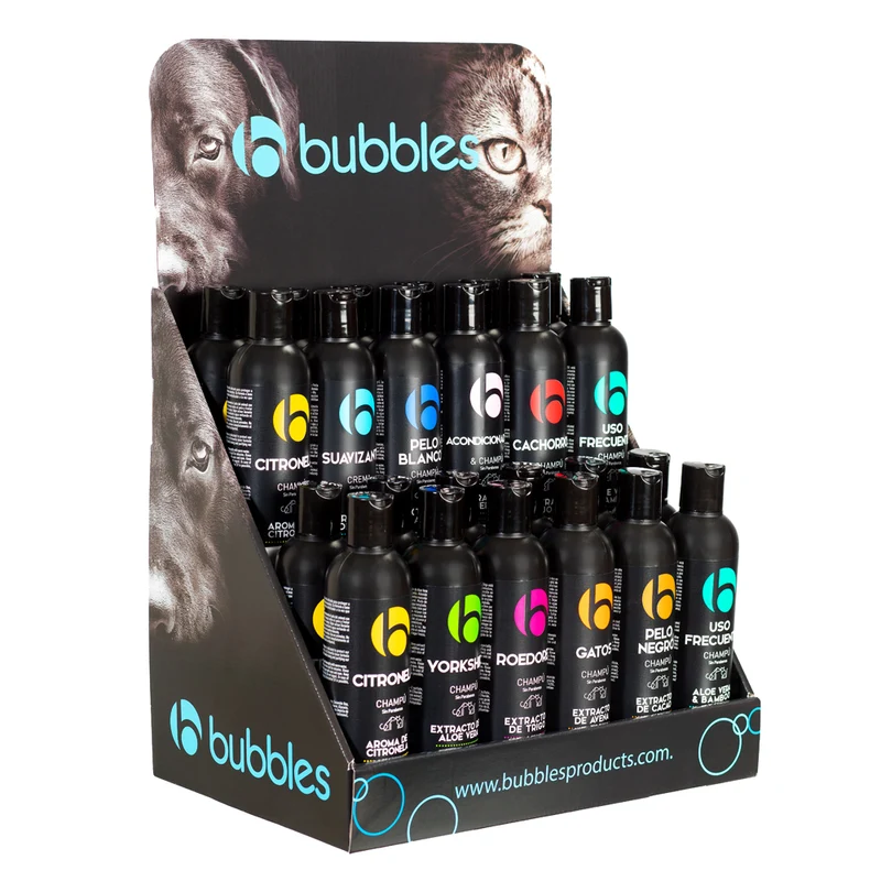 Champú Razas de Agua Hidrolizado de Seda para Perros | BUBBLES - Limpieza, Suavidad y Cuidado para Perros de Agua