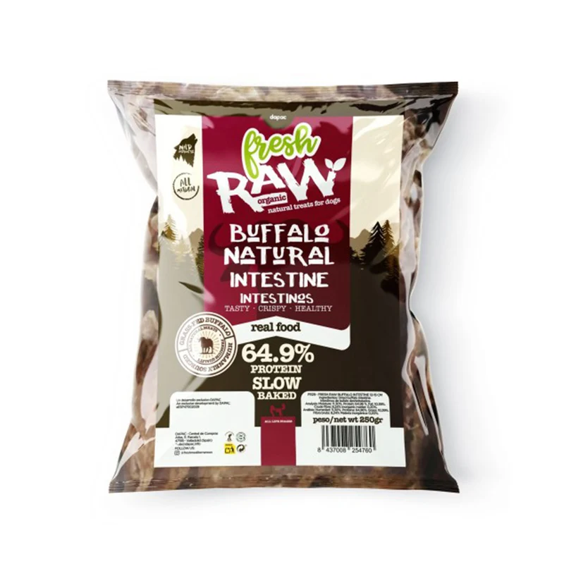 Fresh Raw Intestinos de Búfalo 250g