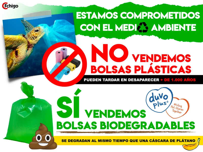 ♻️ DUVO Bolsas Biodegradables para Excrementos de Mascotas – 4x20 uds