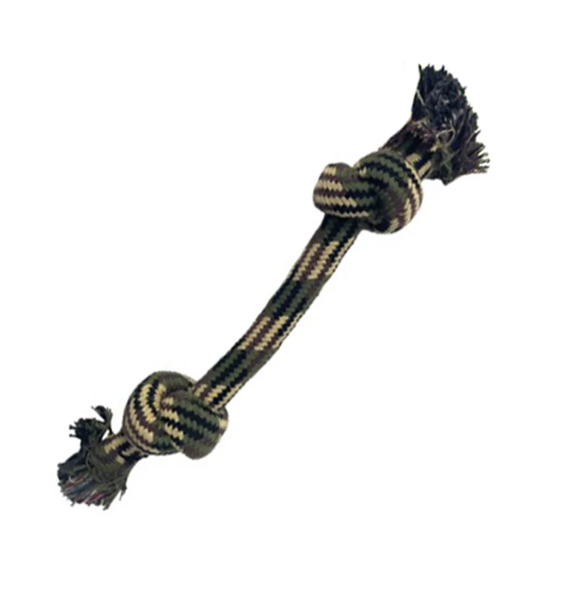 Juguete Cuerda Camuflaje Doble Nudo DoggyMasters
