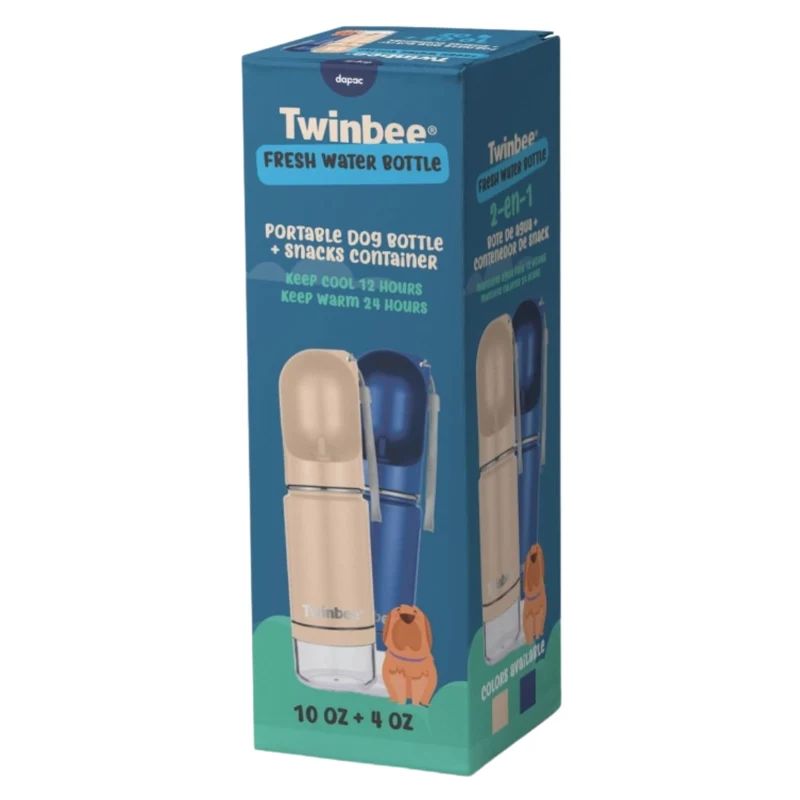 Fresh Dog Water Portable Pink - Bebedero
