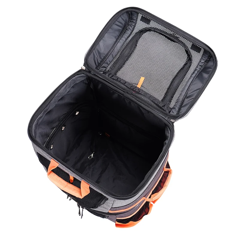 Ibiyaya Mochila 2 Niveles (Negro/Naranja)