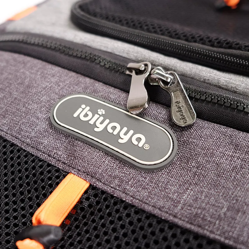 Ibiyaya Mochila 2 Niveles (Negro/Naranja)