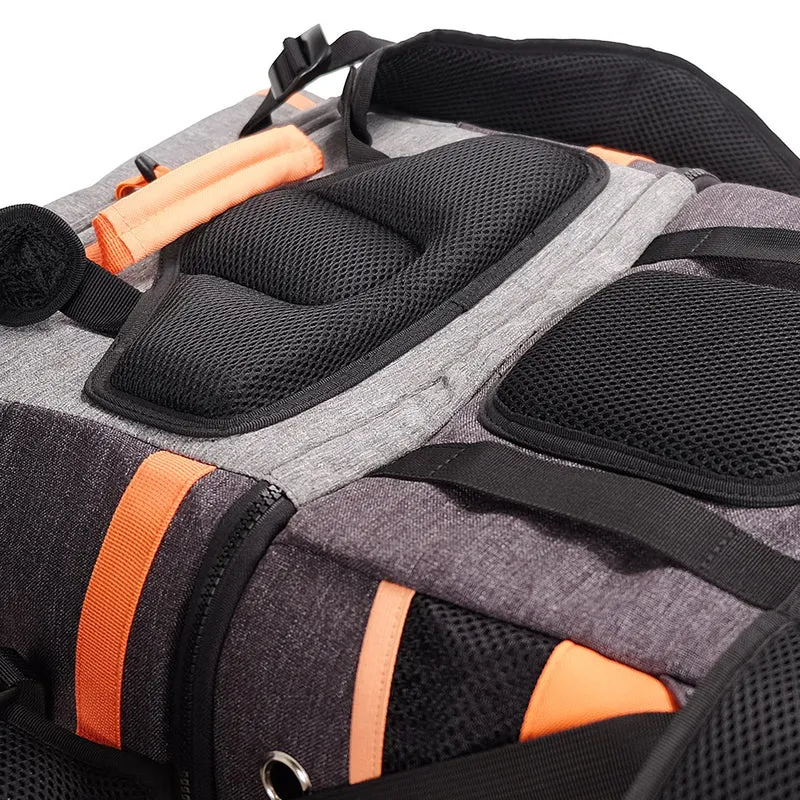 Ibiyaya Mochila 2 Niveles (Negro/Naranja)