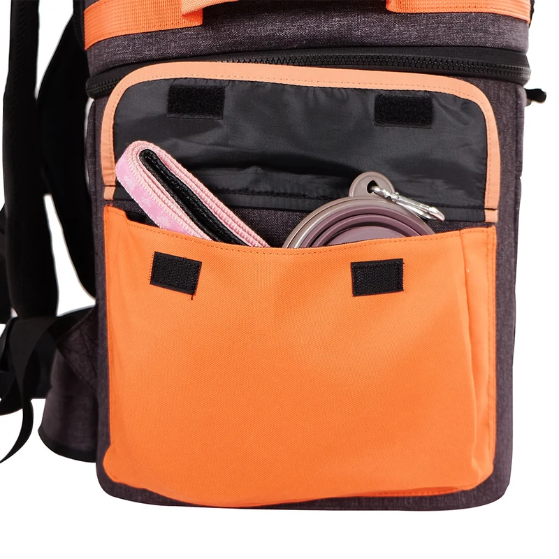 Ibiyaya Mochila 2 Niveles (Negro/Naranja)