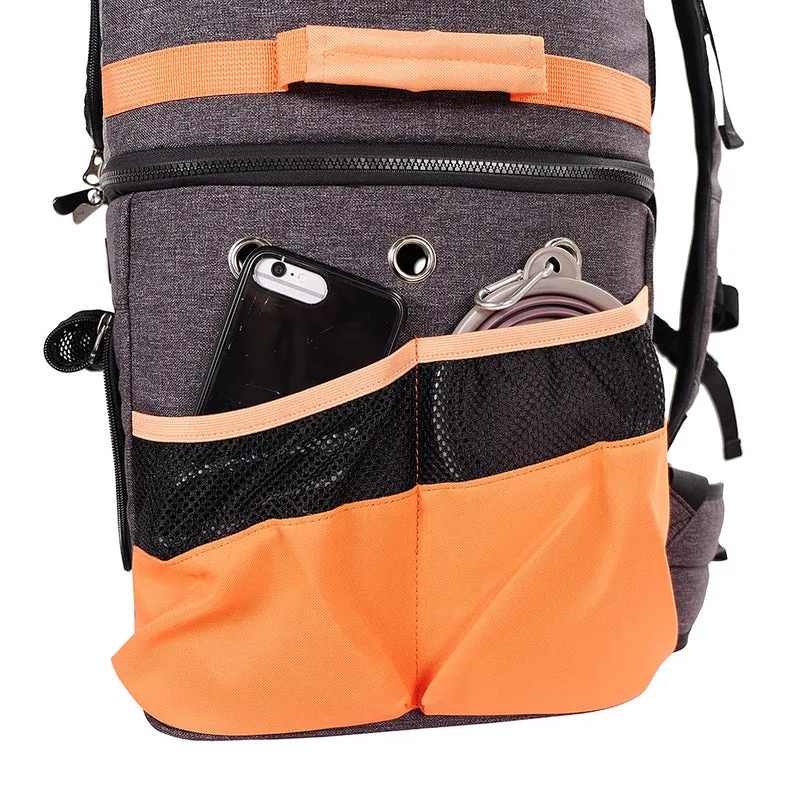 Ibiyaya Mochila 2 Niveles (Negro/Naranja)