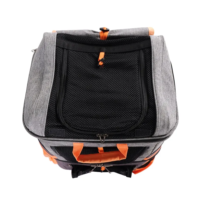 Ibiyaya Mochila 2 Niveles (Negro/Naranja)