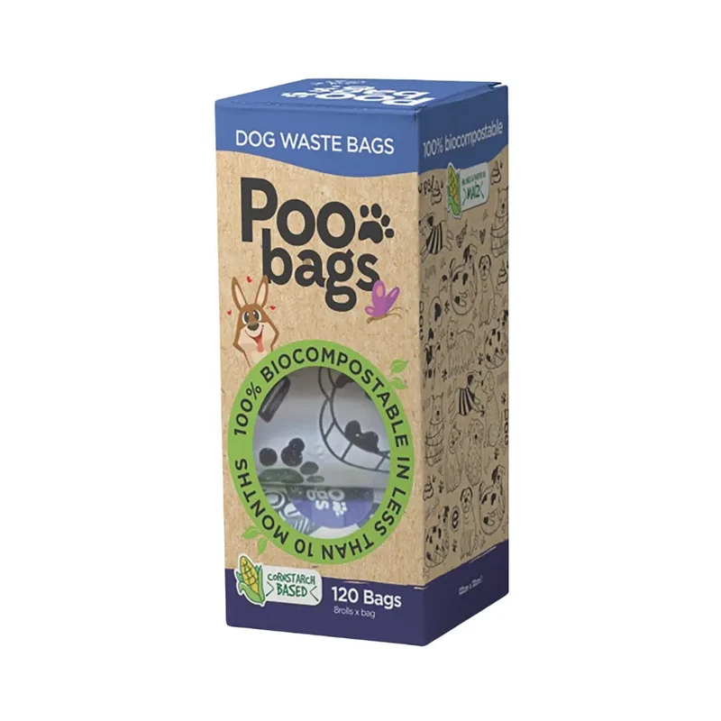 PooBags Bolsas Biocompostables 8x15 Bolsas