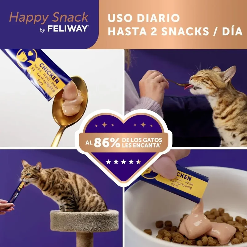 Feliway Happy Snack - Pollo 6x15g