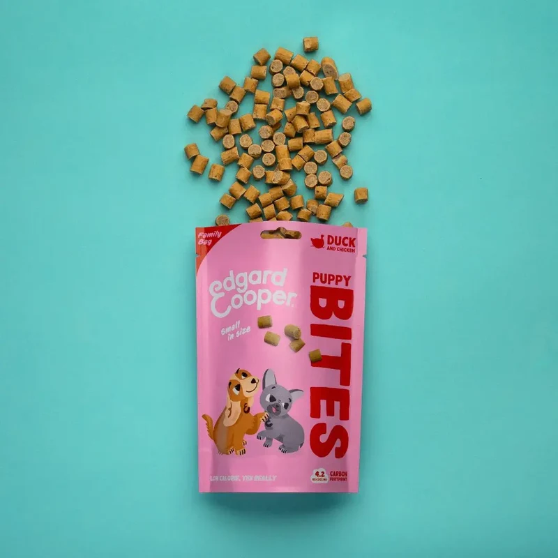 Edgard & Cooper Puppy Bites Pato y Pollo 120g