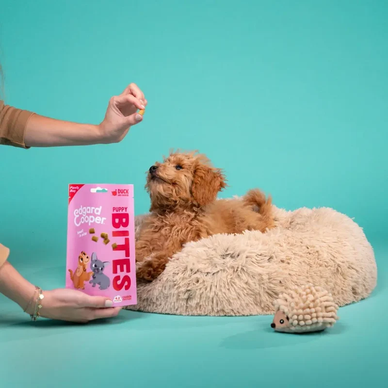 Edgard & Cooper Puppy Bites Pato y Pollo 120g