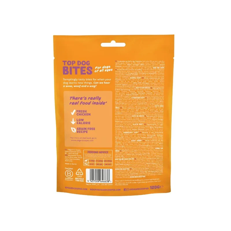 Edgard & Cooper Bites Pollo 120g