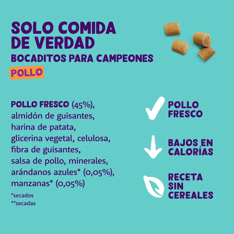 Edgard & Cooper Bites Pollo 120g