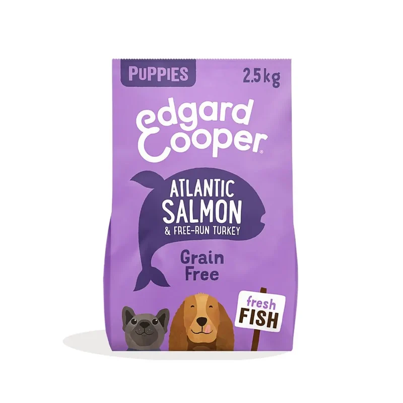 Edgard & Cooper Dog Puppy Salmon y Pavo
