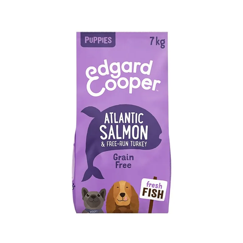 Edgard & Cooper Dog Puppy Salmon y Pavo