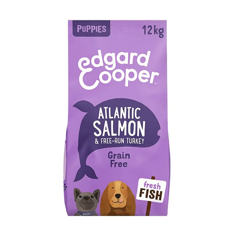 Edgard & Cooper Dog Puppy Salmon y Pavo
