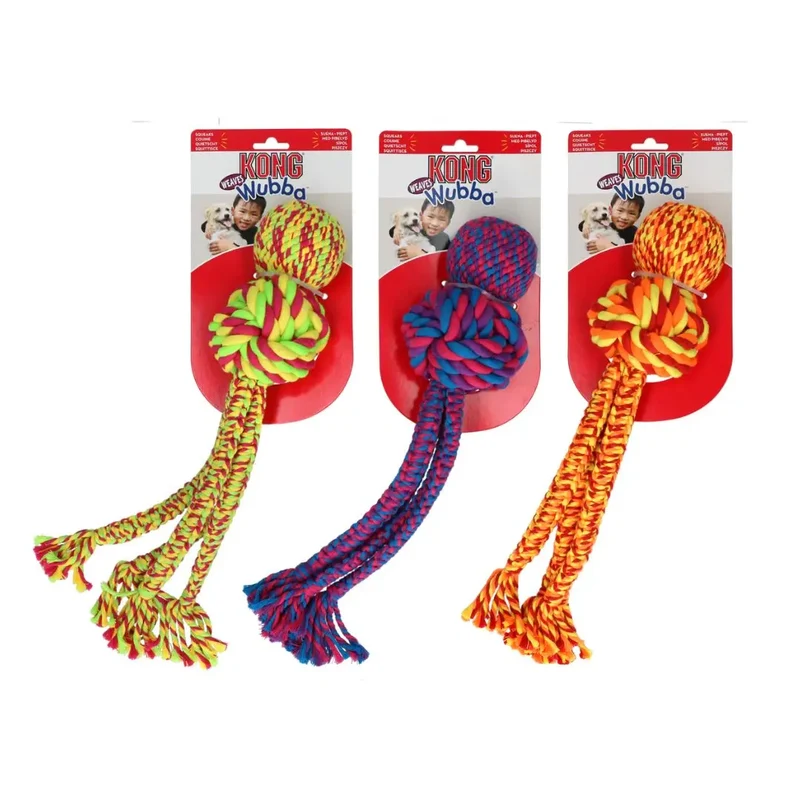 KONG Wubba Weaves with Rope