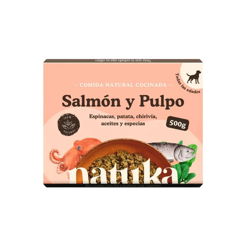 Natuka COOKED Menú Salmón y Pulpo