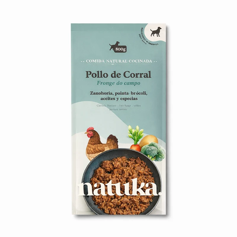 Natuka COOKED Menú Pollo de Corral