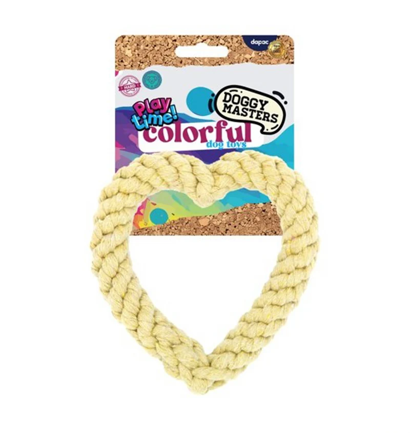 Juguete Colorful Corazón de Yute