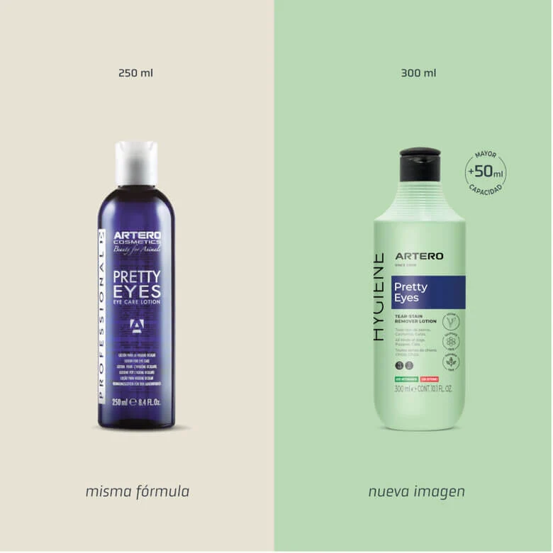 🐶🐱 Artero Pretty Eyes 300 ml – Eliminador Natural de Manchas en Ojos, Boca y Patas para Perros y Gatos