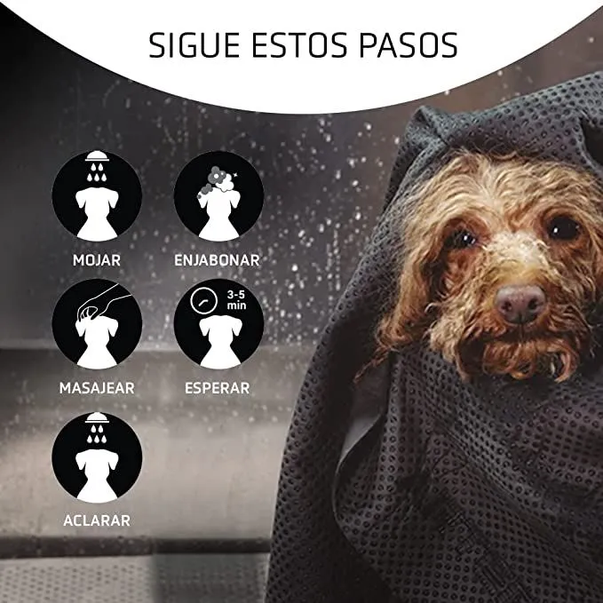 🧼 Artero Champú Detox con Carbón Activo 250 ml | Reparador, Desintoxicante y Anti Polución para Perros y Gatos