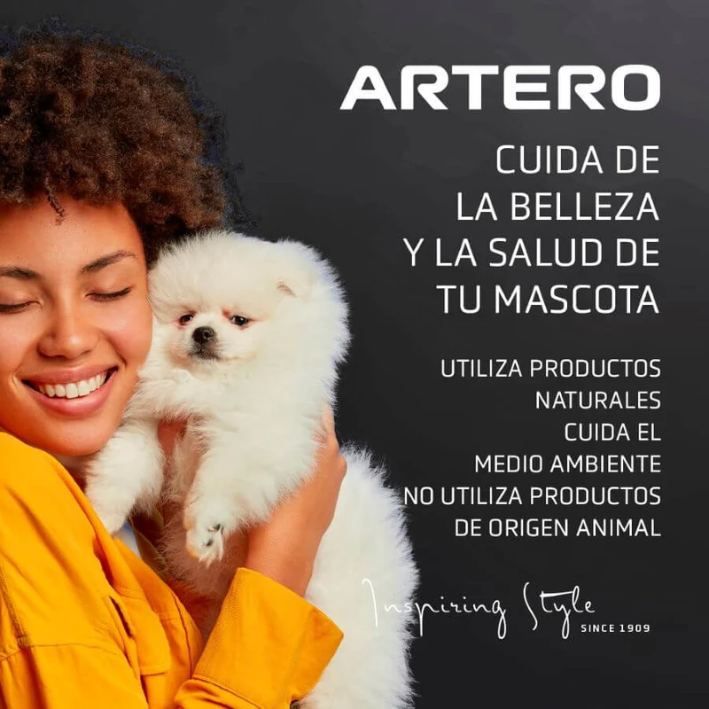 🧼 Artero Champú Detox con Carbón Activo 250 ml | Reparador, Desintoxicante y Anti Polución para Perros y Gatos