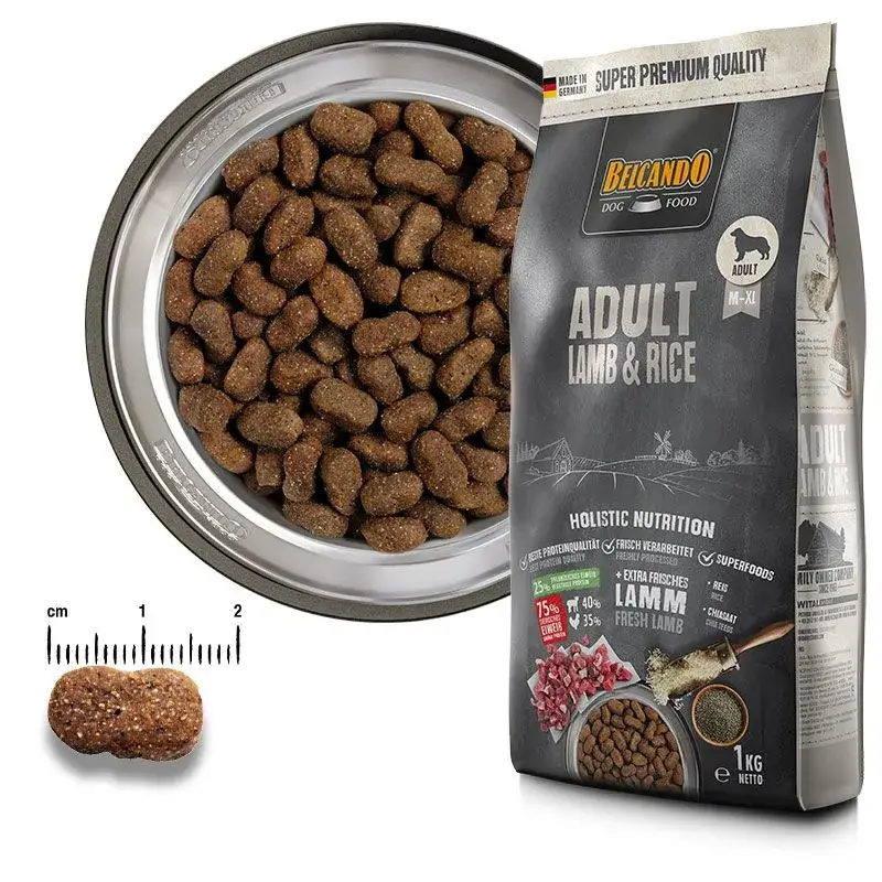 🐑 BELCANDO Adult Lamb & Rice | Pienso con Cordero y Arroz para Perros Adultos Sensibles