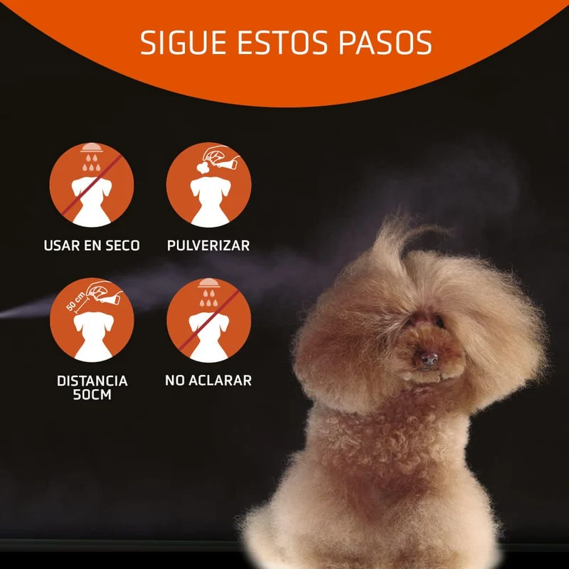 🐶✨ Artero Champú Seco Speed 300 ml en Spray | Limpieza rápida sin agua para perros y gatos