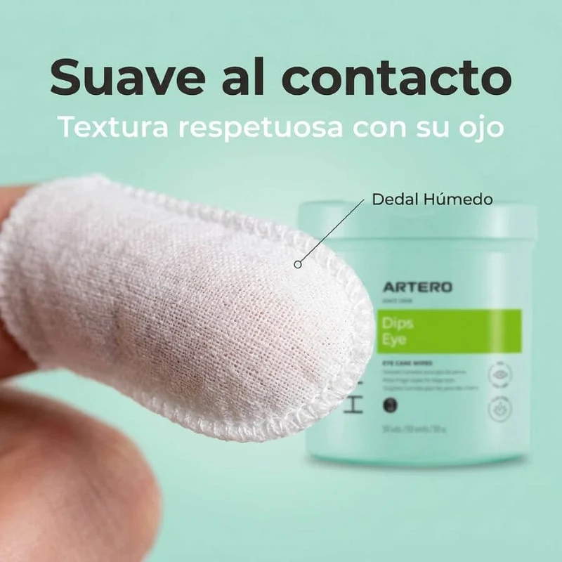 👁️🐶🐱 Artero Dedales Limpiadores de Ojos | Higiene Ocular para Perros y Gatos – 50 uds
