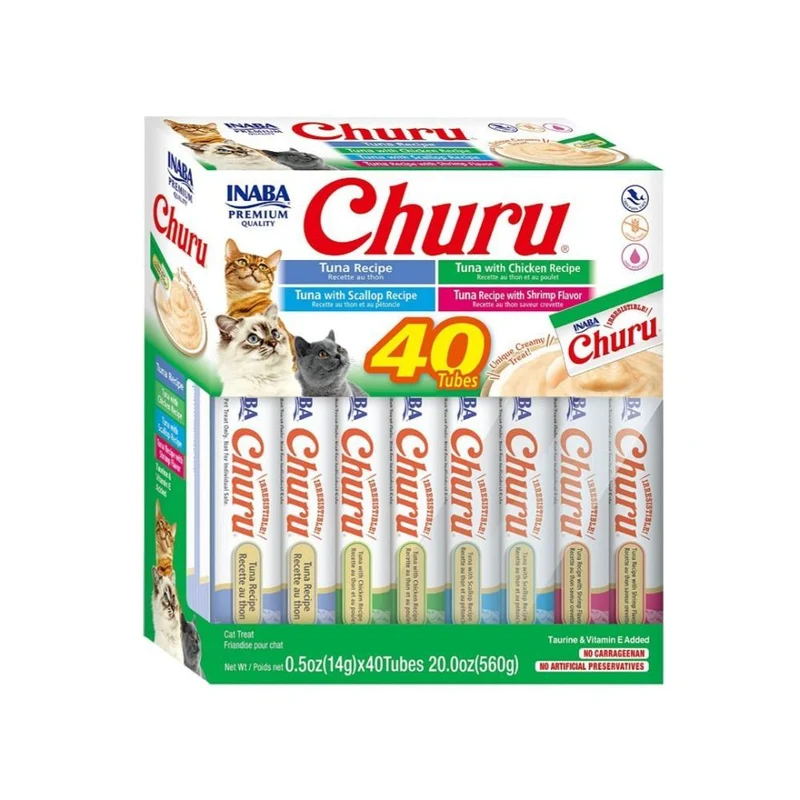 Inaba Cat Churu Multipack Atún y Marisco