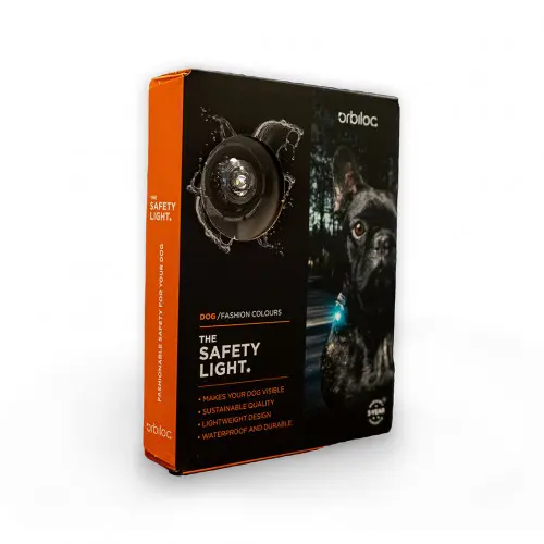Orbiloc Dog Dual Safety Light - Dark