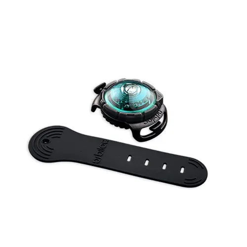 Orbiloc Dog Dual Safety Light - Turquoise