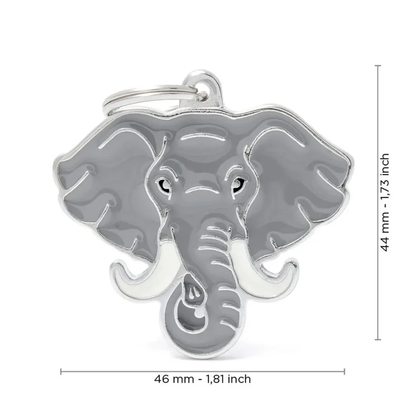 Placa Identificativa MyFamily Wild - Elefante