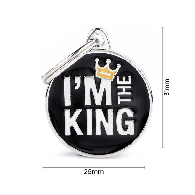 Placa Identificativa MyFamily "I'm The King"